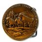 1975 - 1976 Bicentennial Wagon Train Pilgrimage Belt Buckle