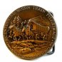 1975 - 1976 Bicentennial Wagon Train Pilgrimage Belt Buckle