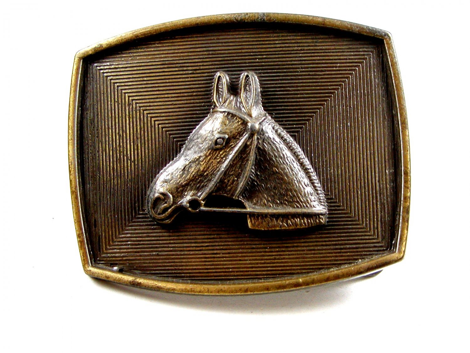 Western Cowboy Horse Belt Buckle