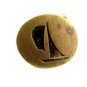 Brass Sail Boat Belt Buckle by BD 8614