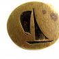 Brass Sail Boat Belt Buckle by BD 8614