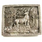 Buck Deer In The Woods Belt Buckle 82014