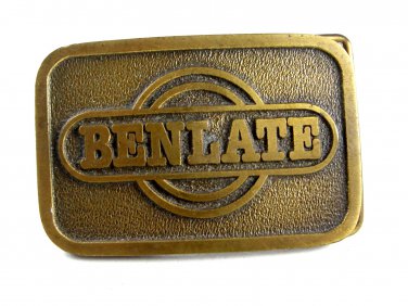 BENLATE Ben Late Brass Belt Buckle by CD Hit 82114