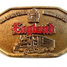 Our Spirit Lives In Our People England Truck Belt Buckle by Dyna Buckle