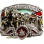 Budweiser King of Beers Clydesdales Official Product Belt Buckle USA