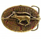 1982 Bow Hunters Have Longer Shafts Belt Buckle by Great American Buckles