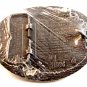 1989 Hesston National Finals Rodeo Steer Roping Belt Buckle