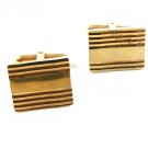 Classy Goldtone Cufflinks Unmarked 81814