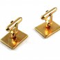 Classy Goldtone Cufflinks Unmarked 81814