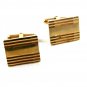 Classy Goldtone Cufflinks Unmarked 81814