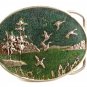 Ducks In Flight Belt Buckle 5714 Not Signed
