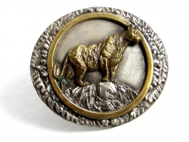 1985 Cougar or Puma Belt Buckle By Bergamot Made In USA 102214