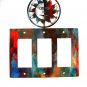 Shining Sun Triple Rocker Plate by Steel Images Made In USA 52815p