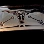 Longhorn belt buckle with various branding