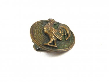 Viintage Rooster / Chicken Tie Clasp 72414