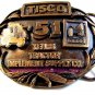 1988 Tisco Tractor Implement Supply Co. Brass Belt Buckle Limited Edition