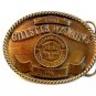 Gillette Wyoming Powder Basin 18th International Engineers Belt Buckle