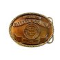 Gillette Wyoming Powder Basin 18th International Engineers Belt Buckle