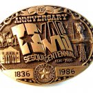 Official Texas Sesquicentennial Belt Buckle Limited Edition