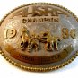 1986 AHSRA  Jim Bob Custer Champion Belt Buckle Signed JC