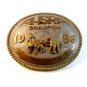 1986 AHSRA  Jim Bob Custer Champion Belt Buckle Signed JC