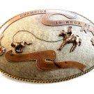 1982 MRCA Champion Rodeo Western Cowboy Calf Roping Belt Buckle 387892e