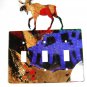 Moose Triple Light Switch Plate by Steel Images Made In USA 6215qq