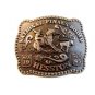 1985 Hesston National Finals Rodeo Calf Roping Belt Buckle