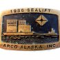 1986 SeaLift Arco Alaska, Inc. Belt Buckle by Anacortes Brass Works