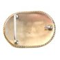 1976 Denver Metro Trap & Skeet Club DMTSC Belt Buckle Signed R&R