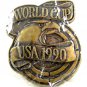 Mint In Plastic USA 1990 World Cup Belt Buckle 82014