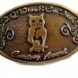 D. Q. Wise & Co Inc. Owl Belt Buckle by C. J. Enterprises Tulsa OK