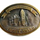 City Calgary Canada Safety Award PROOF Belt Buckle By Impress Advertising