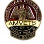 American Veterans of WWII Korea Vietname Belt Buckle 5714 Not Signed