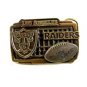 Official NFL Los Angeles Raiders Belt Buckle by Great American Products 82614