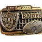 Official NFL Los Angeles Raiders Belt Buckle by Great American Products 82614