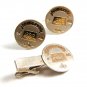 Colorado Wagon Train State Capital Cufflinks & Tie Clasp 22614