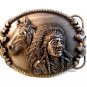 1990 Siskiyou Chief Joseph Belt Buckle Made in USA