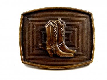 Western Cowboy Boots Belt Buckle