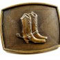 Western Cowboy Boots Belt Buckle