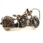 Unmarked Silvertone Motorcycle Belt Buckle 12052013