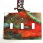 Cowboy Boot Triple Light Switch Plate Steel Images USA 51415