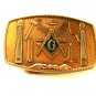 1981 Masonic Bronze Belt Buckle by Harry Klitzner