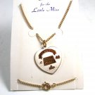 Colorado Wagon Train State Capital Heart Necklace 22614