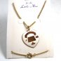 Colorado Wagon Train State Capital Heart Necklace 22614