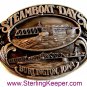 1990 Steamboat Days Burlington Iowa Belt Buckle Limited Edition by Siskiyou