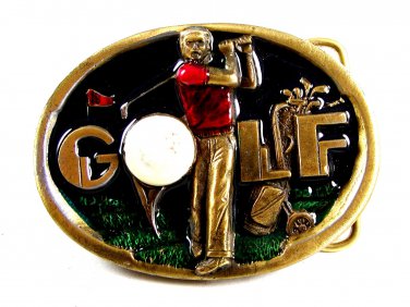 1982 Baseball Enameled Belt Buckle 51514 Great American Buckle Co.