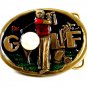 1982 Baseball Enameled Belt Buckle 51514 Great American Buckle Co.
