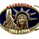Statue of LIBERTY 1886 * 1986 Enameled Belt Buckle Made In USA 092914