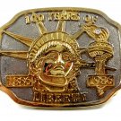 1886 - 1986 100 Years of Liberty Statue Belt Buckle Not Marked 092314